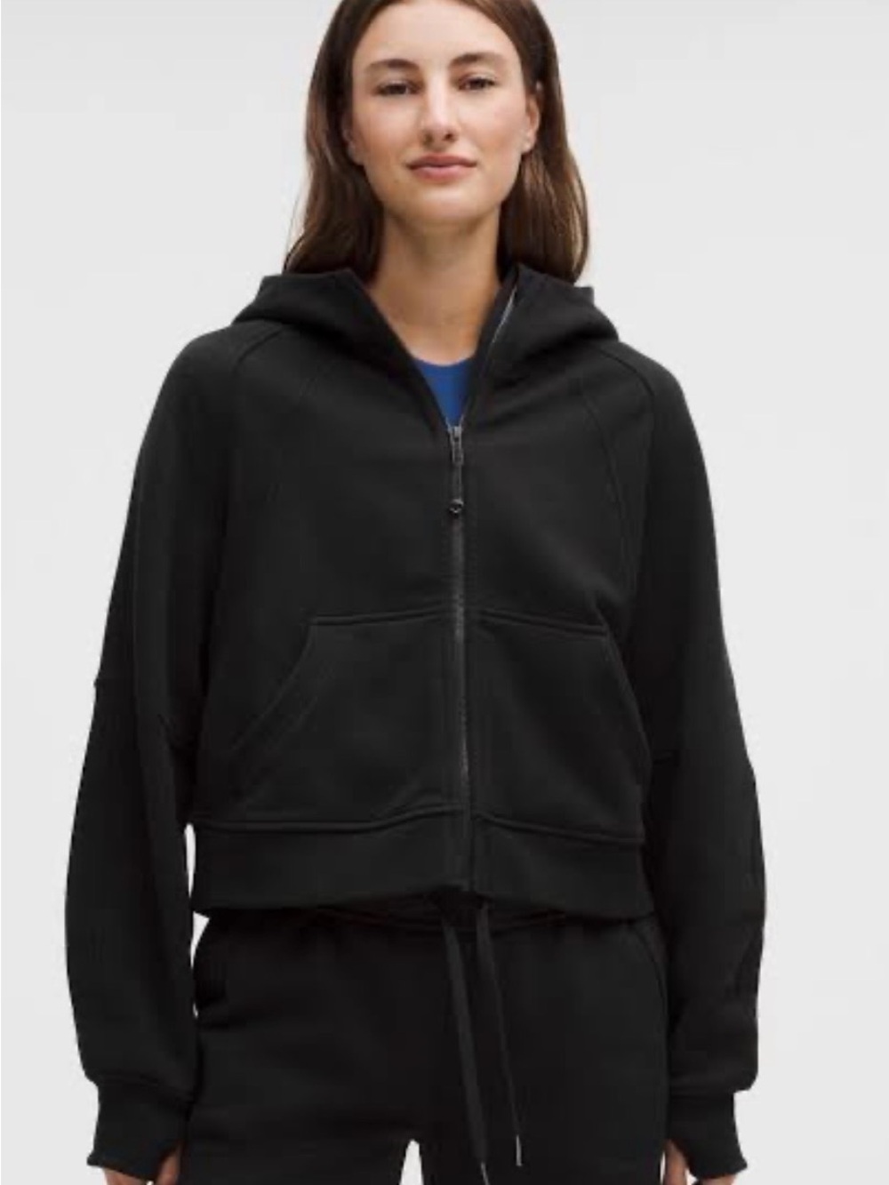 Lululemon full zip oversized scuba XS/small